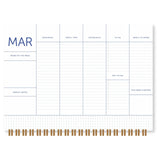 A - Journal - FAMILY PLANNER 2026 Terminplaner • Flow Blue - Terminplaner - ROSA ECK Concept Store