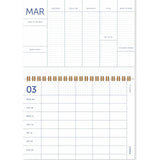A - Journal - FAMILY PLANNER 2026 Terminplaner • Flow Blue - Terminplaner - ROSA ECK Concept Store