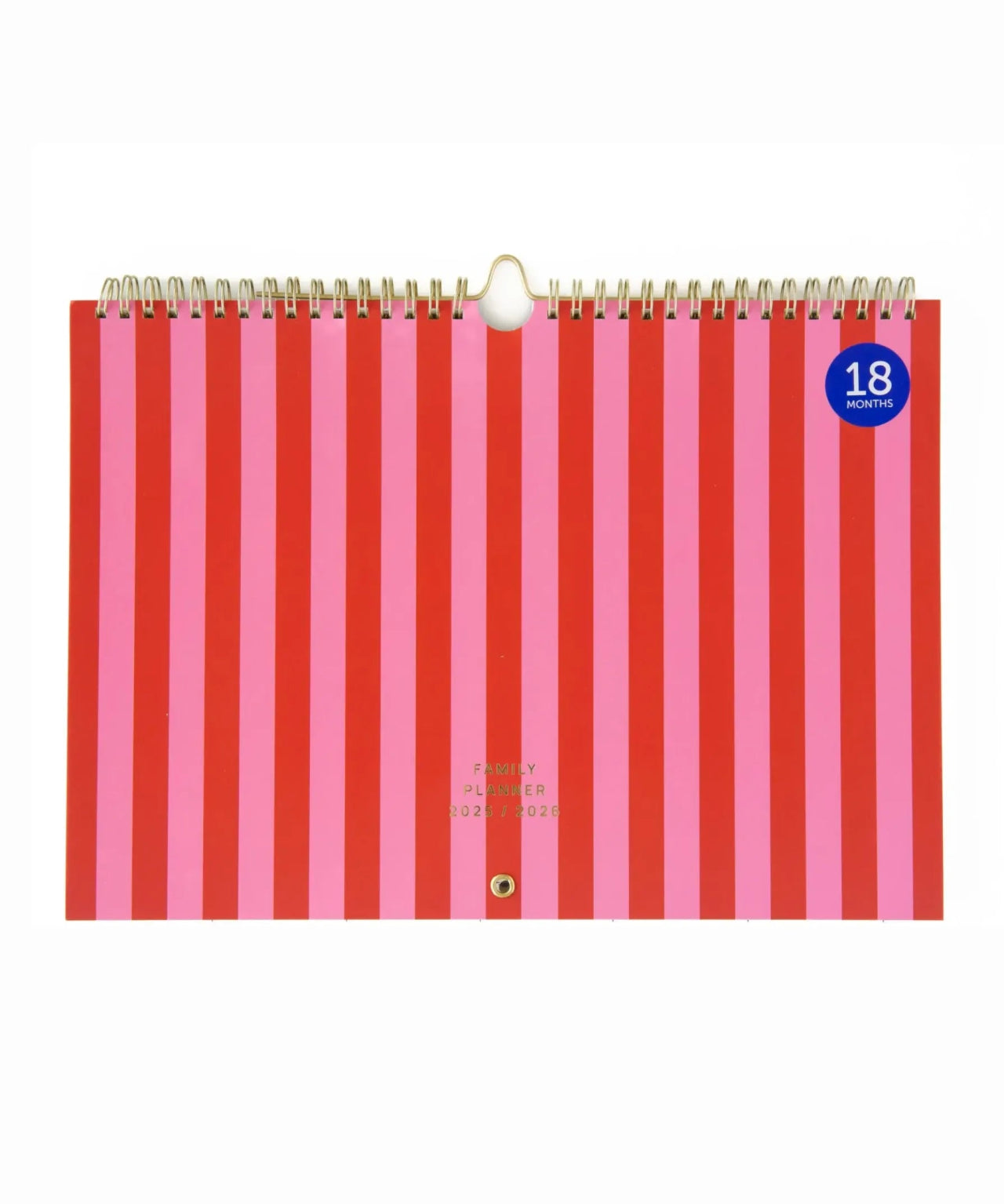A - Journal - FAMILY PLANNER Familienplaner (2025/2026) • Stripes Pink - Terminplaner - ROSA ECK Concept Store