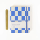 A - Journal - JOURNAL Notizbuch • Lavender Checker - Notizbuch - ROSA ECK Concept Store