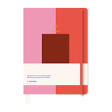 A-Journal - JOURNAL Notizbuch • Modernist Pink Red - ROSA ECK