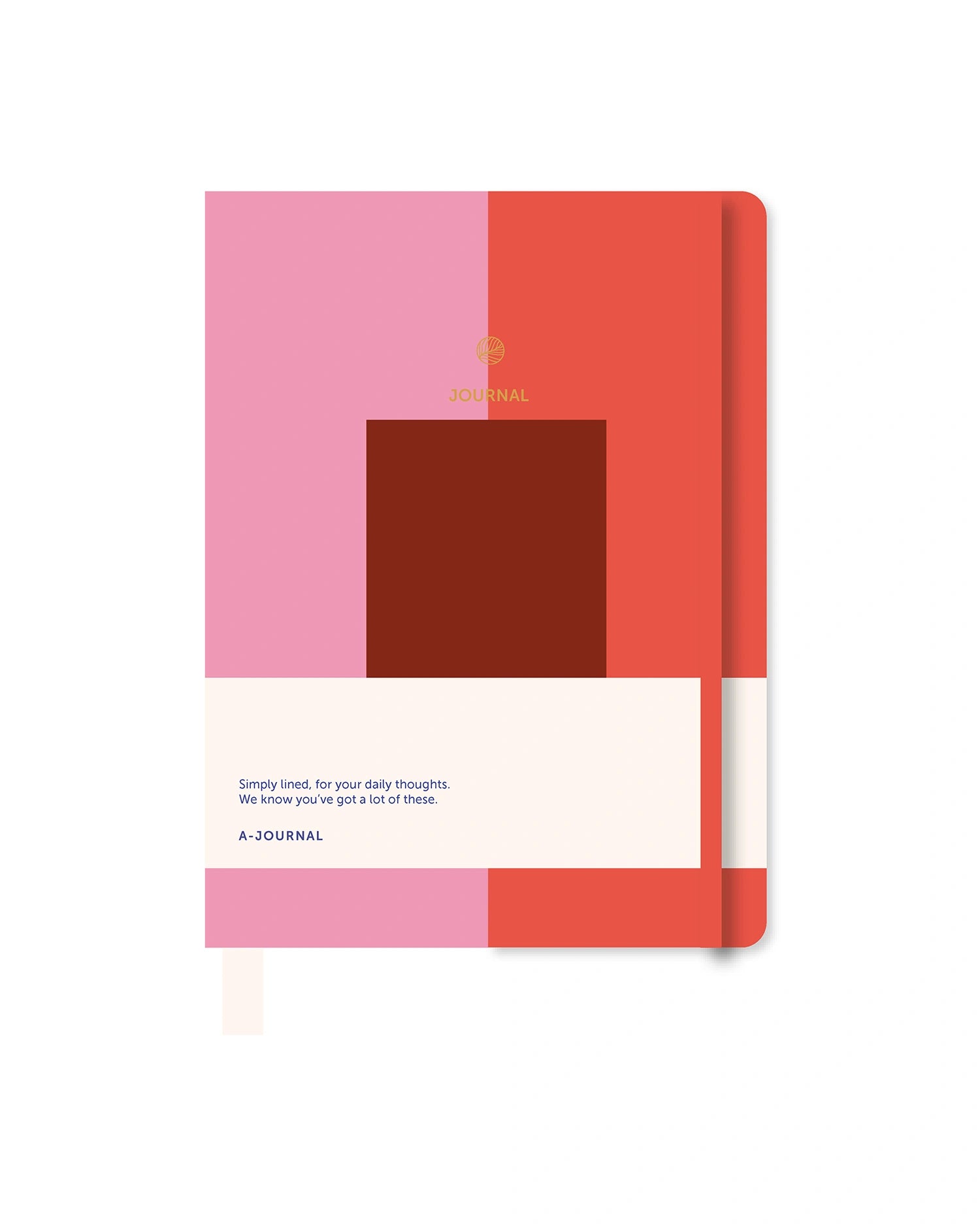 A-Journal - JOURNAL Notizbuch • Modernist Pink Red - ROSA ECK