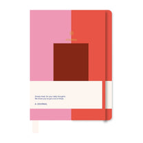 A-Journal - JOURNAL Notizbuch • Modernist Pink Red - ROSA ECK