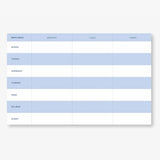 A - Journal - MEAL PLANNER Essensplaner • À Table - ROSA ECK