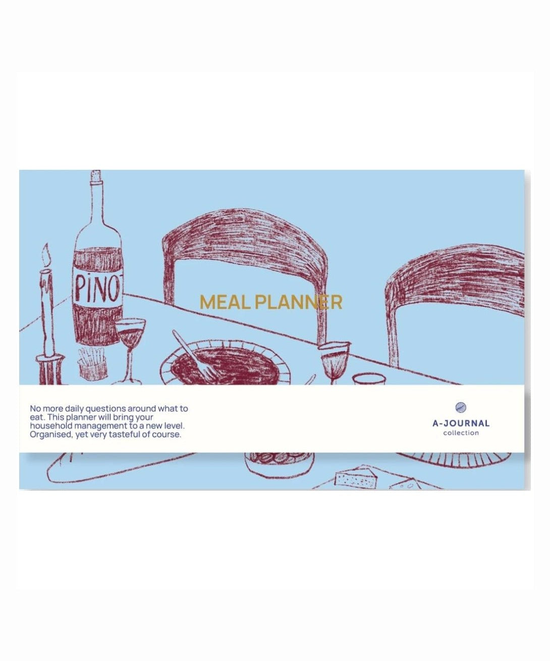 A - Journal - MEAL PLANNER Essensplaner - Terminplaner - ROSA ECK