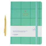 MY JOURNAL Tagebuch für 2026/2027 • Checkered Mint Green