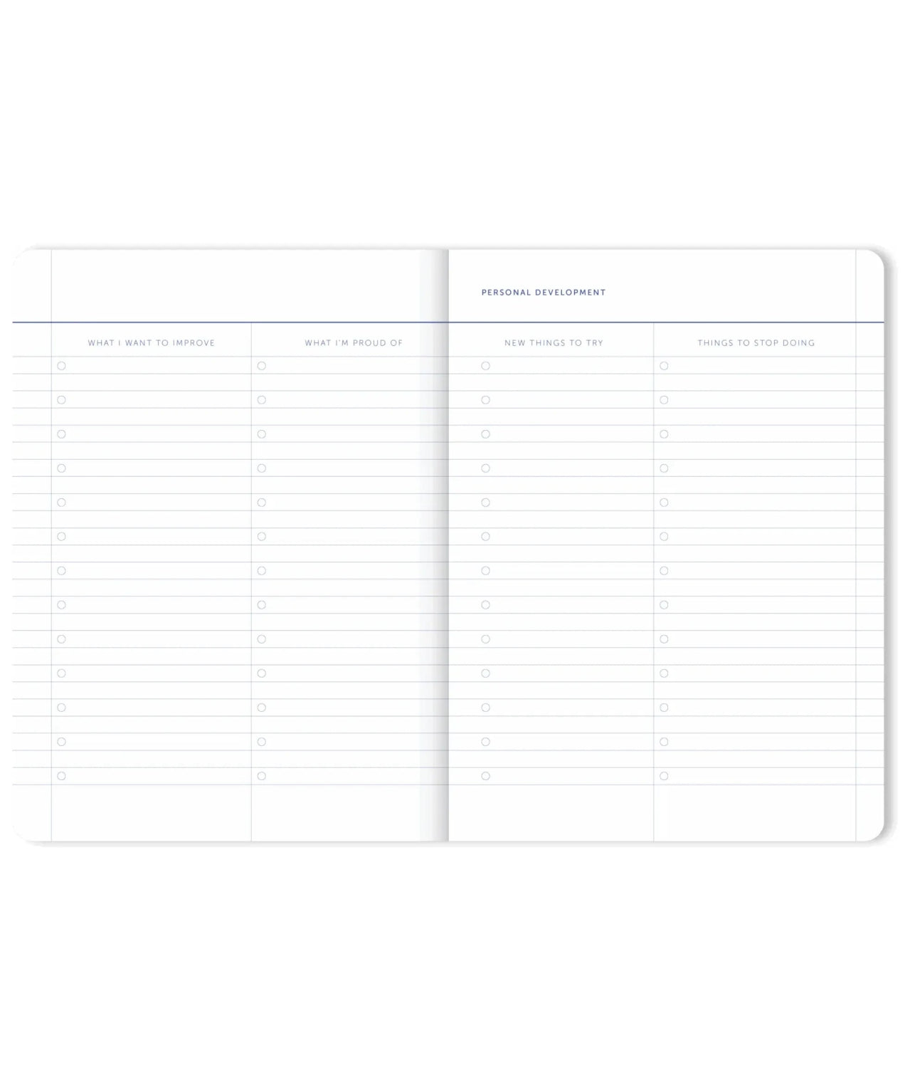 A - Journal - MY JOURNAL 2026 Tagebuch • Flow Blue - Tagebuch - ROSA ECK Concept Store