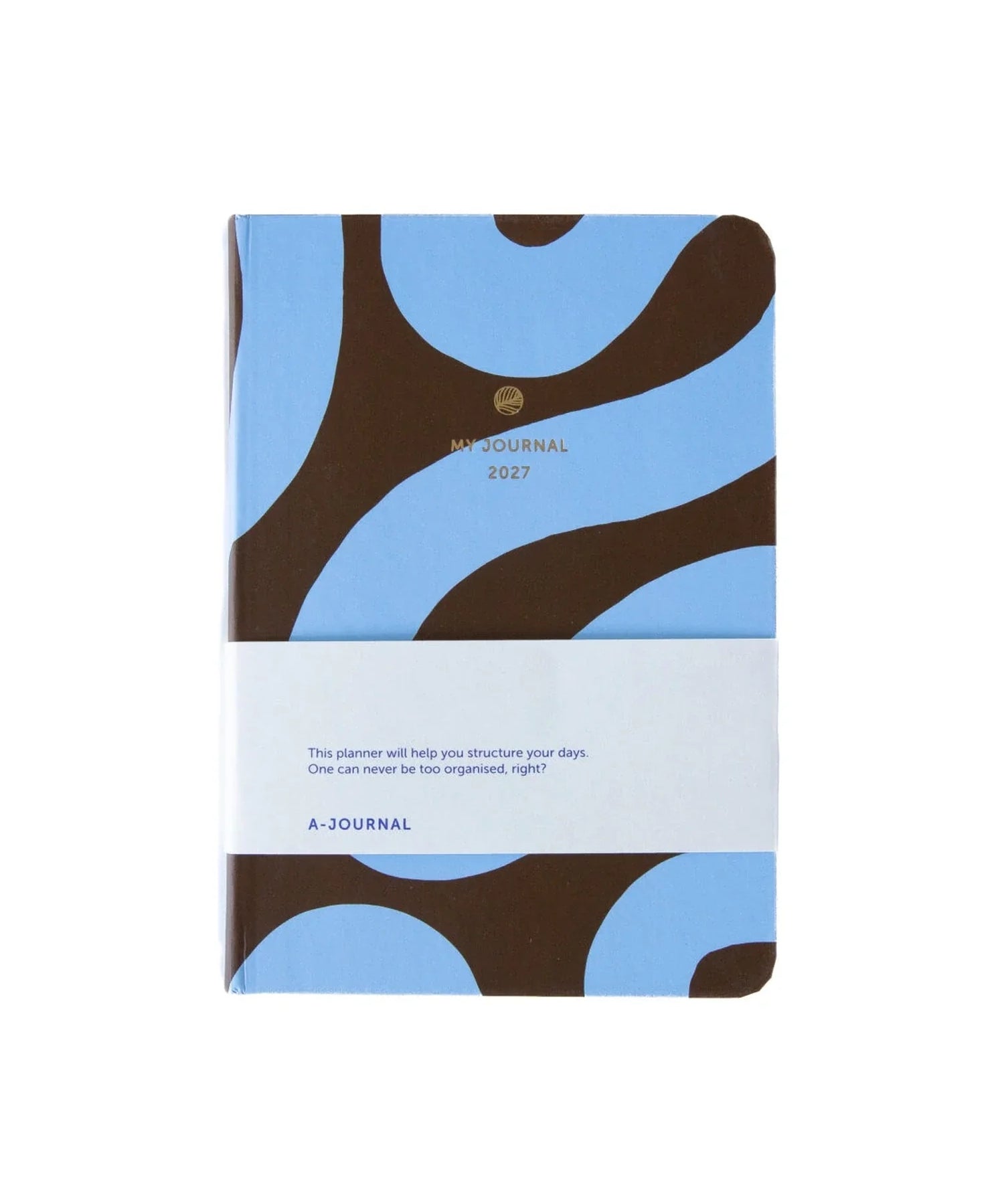A-Journal - MY JOURNAL Kleines Tagebuch für 2027 (A6) • Flow Blue Chocolate - ROSA ECK