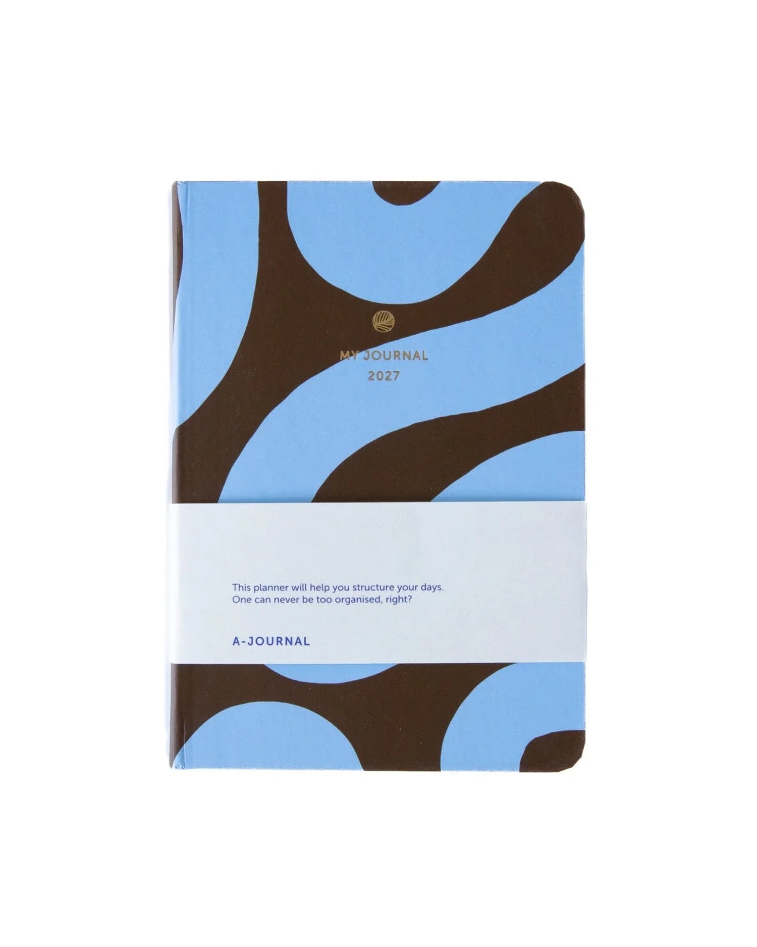 A-Journal - MY JOURNAL Kleines Tagebuch für 2027 (A6) • Flow Blue Chocolate - ROSA ECK
