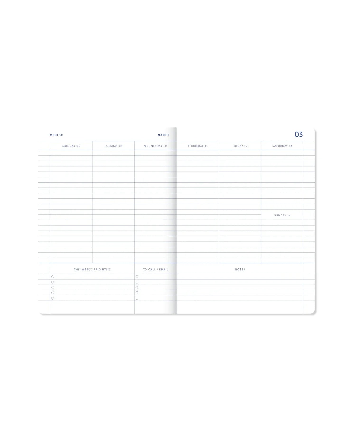 A-Journal - MY JOURNAL Kleines Tagebuch für 2027 (A6) • Flow Blue Chocolate - ROSA ECK