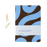 A-Journal - MY JOURNAL Kleines Tagebuch für 2027 (A6) • Flow Blue Chocolate - ROSA ECK
