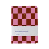 A-Journal - MY JOURNAL Kleines Tagebuch für 2027 (A6) • Pink Red Checkered - ROSA ECK