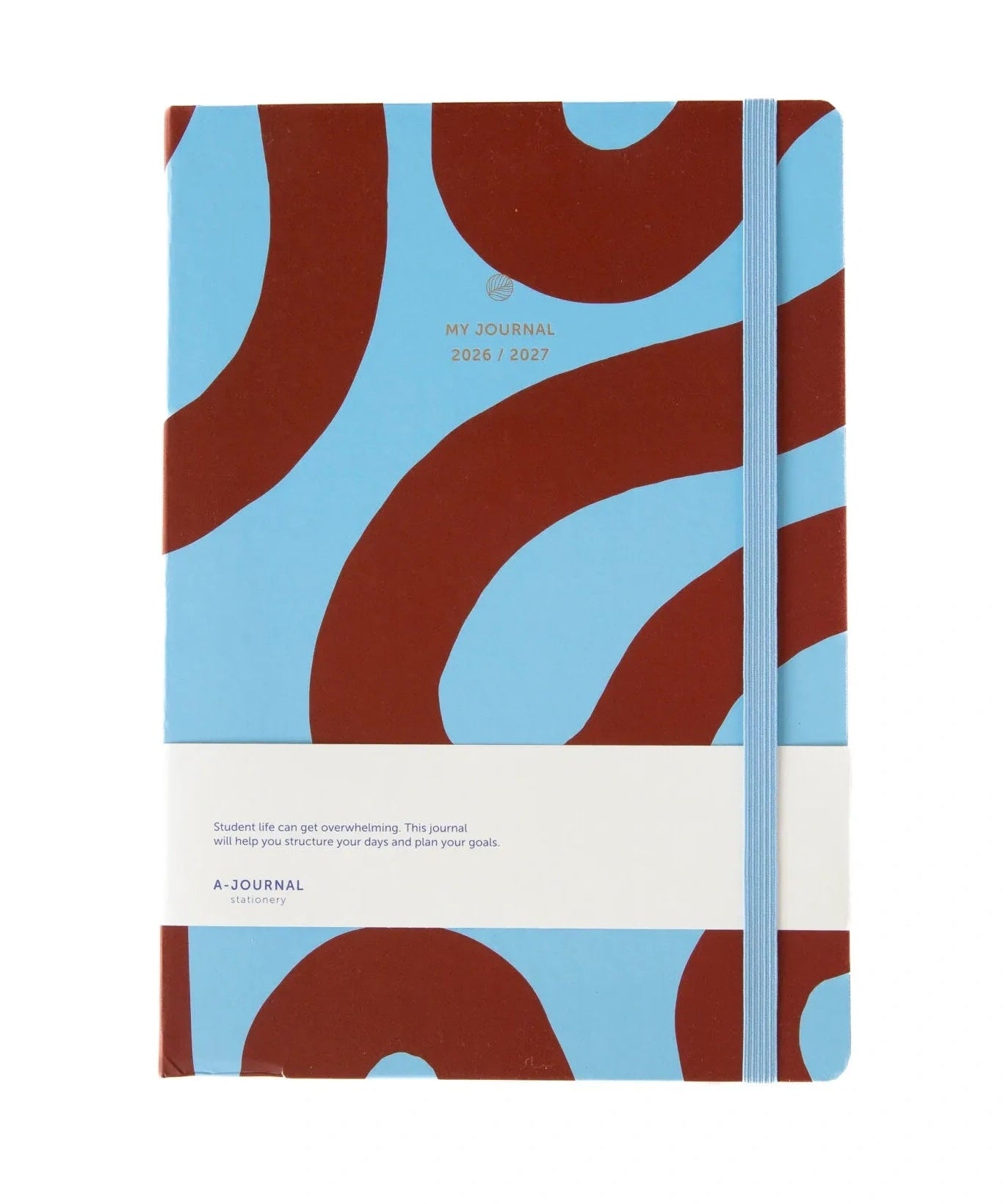 A-Journal - MY JOURNAL Schulplaner für 2026/2027 (A4) • Flow Blue - ROSA ECK
