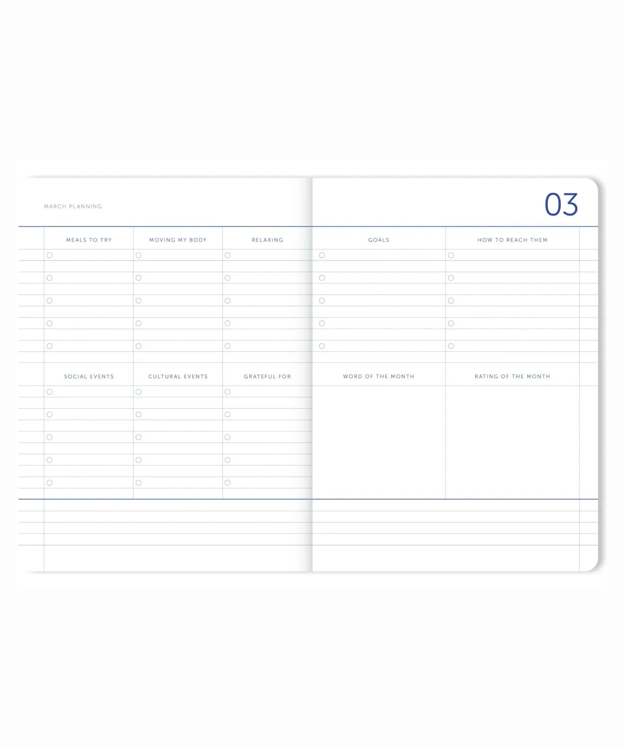 A - Journal - MY JOURNAL Schultagebuch (2025/2026) • Flow Blue - Notizbuch - ROSA ECK Concept Store