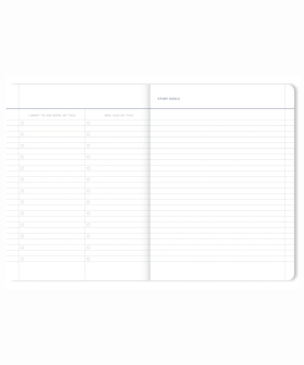 A - Journal - MY JOURNAL Schultagebuch (2025/2026) • Flow Blue - Notizbuch - ROSA ECK Concept Store
