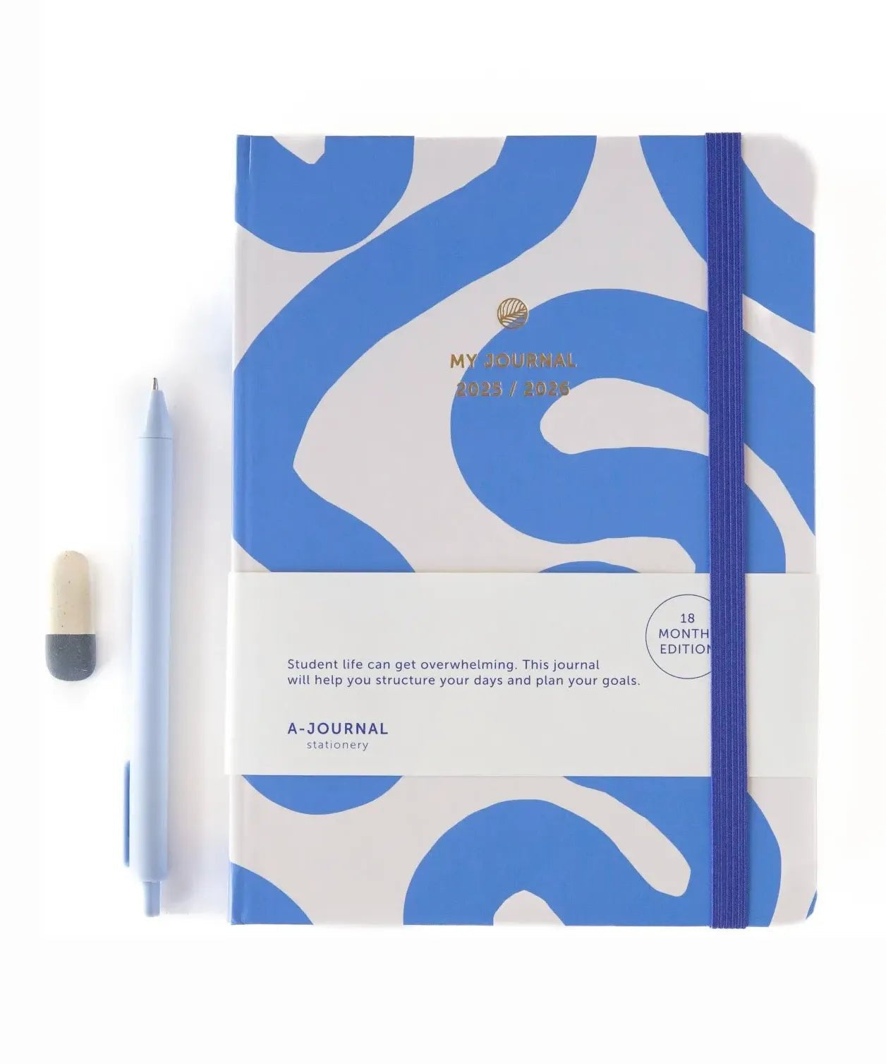A - Journal - MY JOURNAL Schultagebuch (2025/2026) • Flow Blue - Notizbuch - ROSA ECK Concept Store