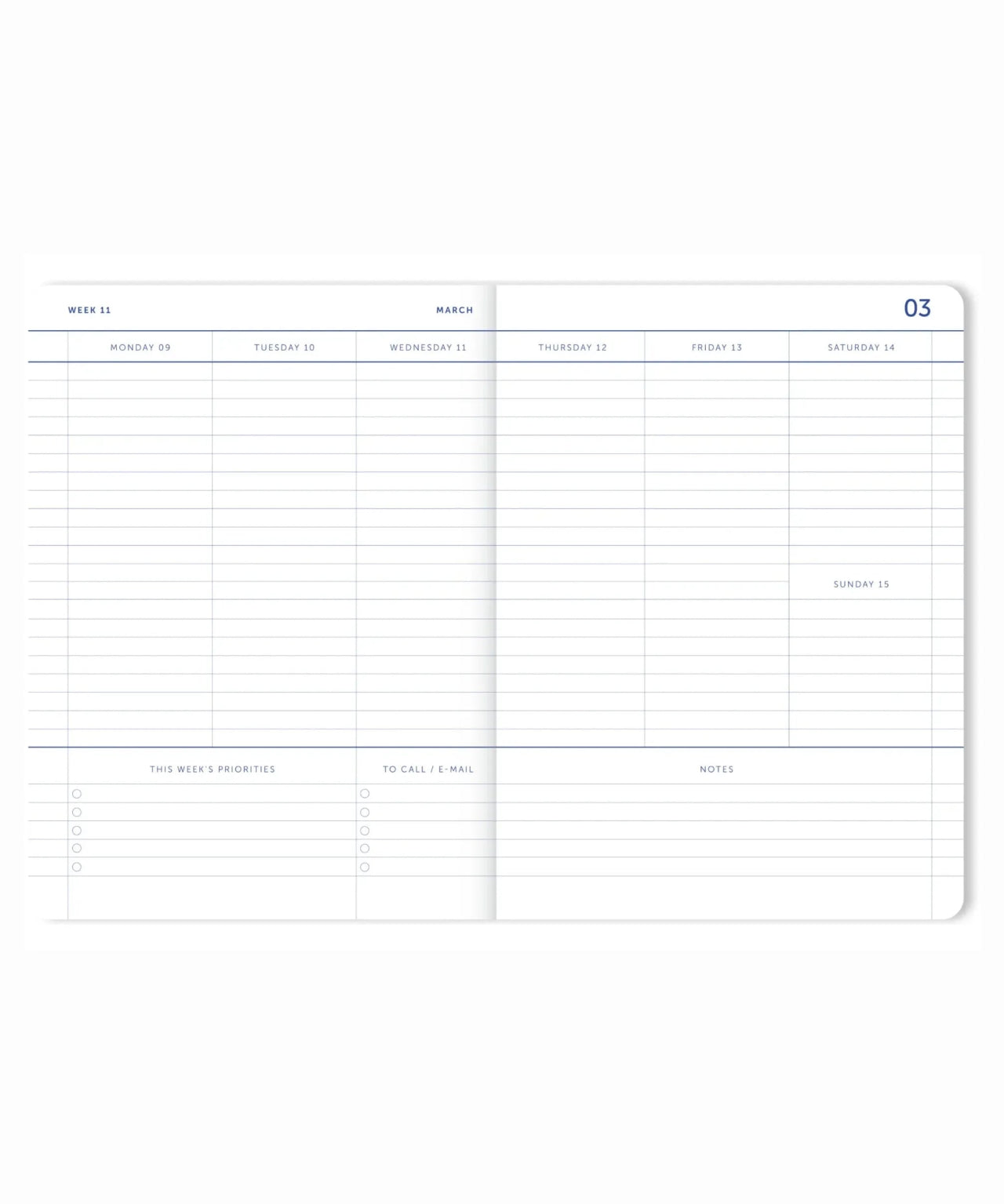 A - Journal - MY JOURNAL Schultagebuch (2025/2026) • Flow Blue - Notizbuch - ROSA ECK Concept Store