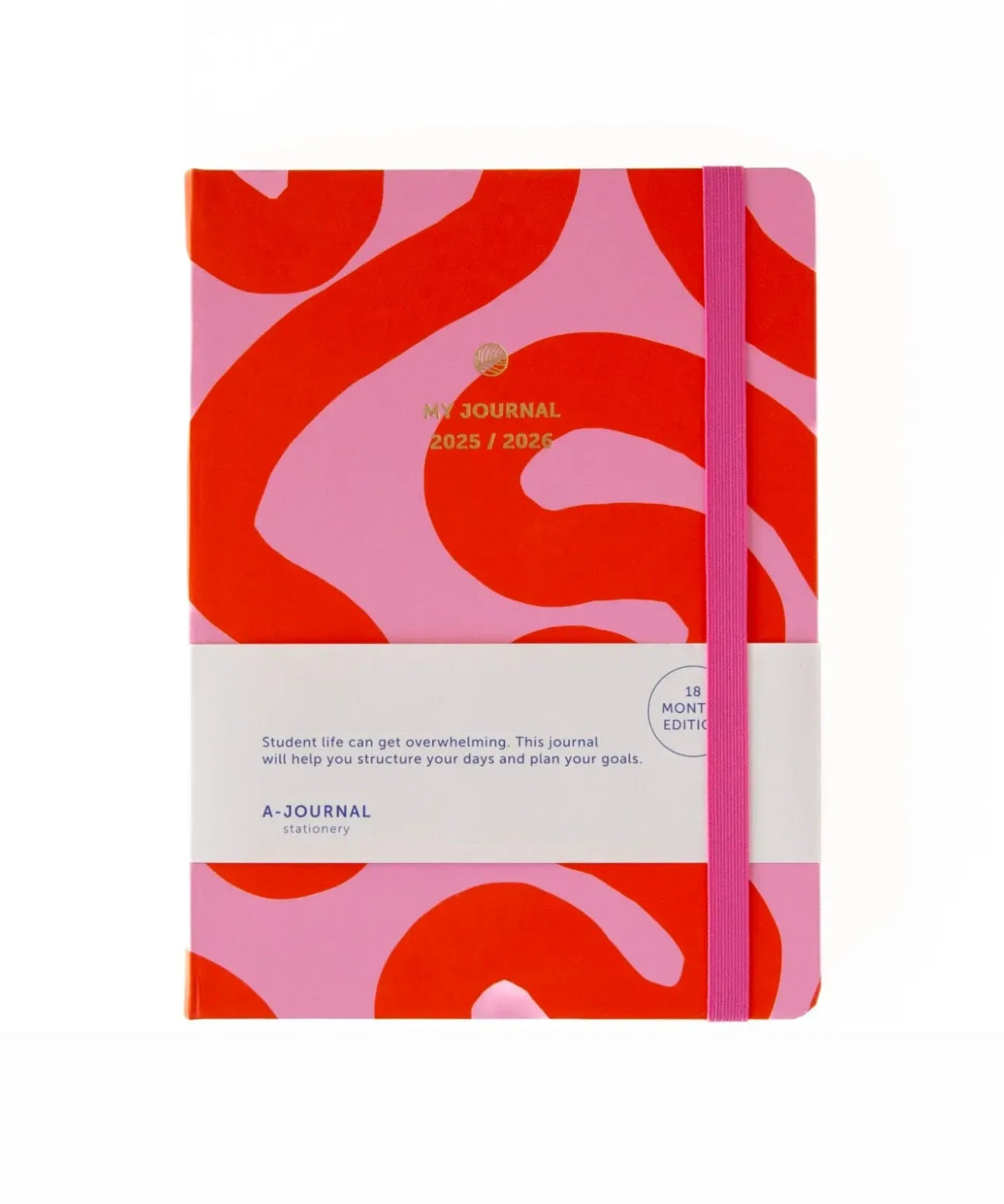 A - Journal - MY JOURNAL Schultagebuch (2025/2026) • Flow Pink - Terminplaner - ROSA ECK Concept Store