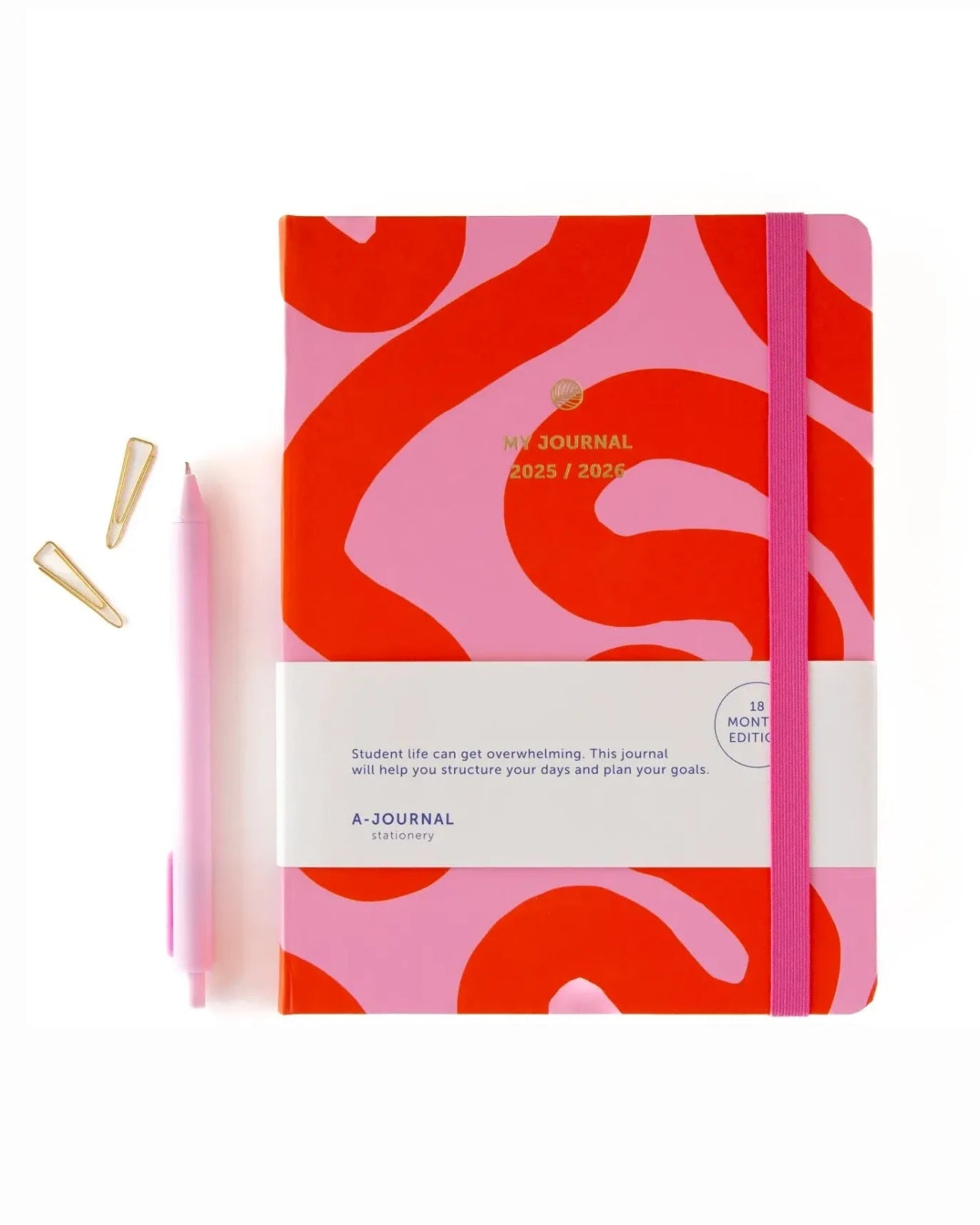 A - Journal - MY JOURNAL Schultagebuch (2025/2026) • Flow Pink - Terminplaner - ROSA ECK Concept Store