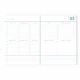 A - Journal - MY JOURNAL Schultagebuch A4 (2025/2026) • Flow Blue - Notizbuch - ROSA ECK Concept Store