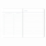 A - Journal - MY JOURNAL Schultagebuch A4 (2025/2026) • Flow Blue - Notizbuch - ROSA ECK Concept Store