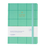 A-Journal - MY JOURNAL Tagebuch für 2026/2027 • Checkered Mint Green - ROSA ECK