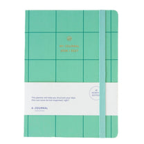 A-Journal - MY JOURNAL Tagebuch für 2026/2027 • Checkered Mint Green - ROSA ECK