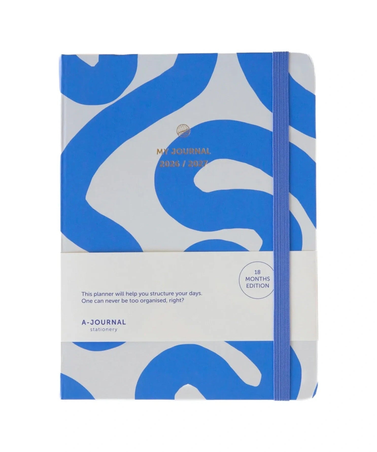 A-Journal - MY JOURNAL Tagebuch für 2026/2027 • Flow Blue - ROSA ECK