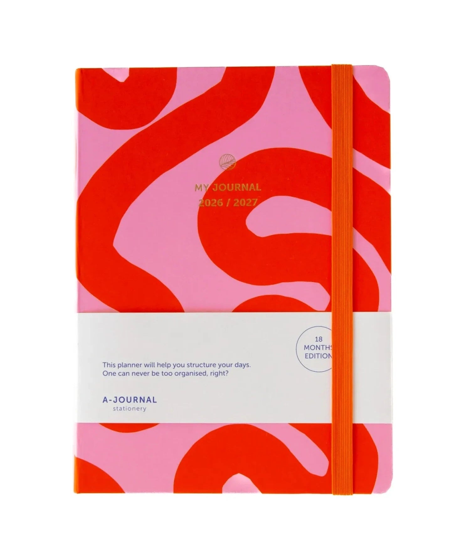 A-Journal - MY JOURNAL Tagebuch für 2026/2027 • Flow Pink - ROSA ECK