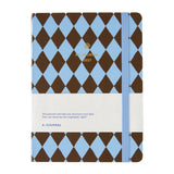 A-Journal - MY JOURNAL Tagebuch für 2027 • Checked Blue Chocolate - ROSA ECK