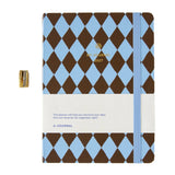 A-Journal - MY JOURNAL Tagebuch für 2027 • Checked Blue Chocolate - ROSA ECK