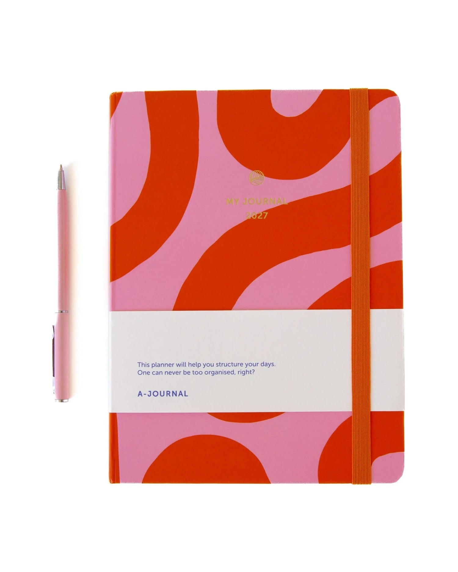 A-Journal - MY JOURNAL Tagebuch für 2027 • Flow Pink Red - ROSA ECK