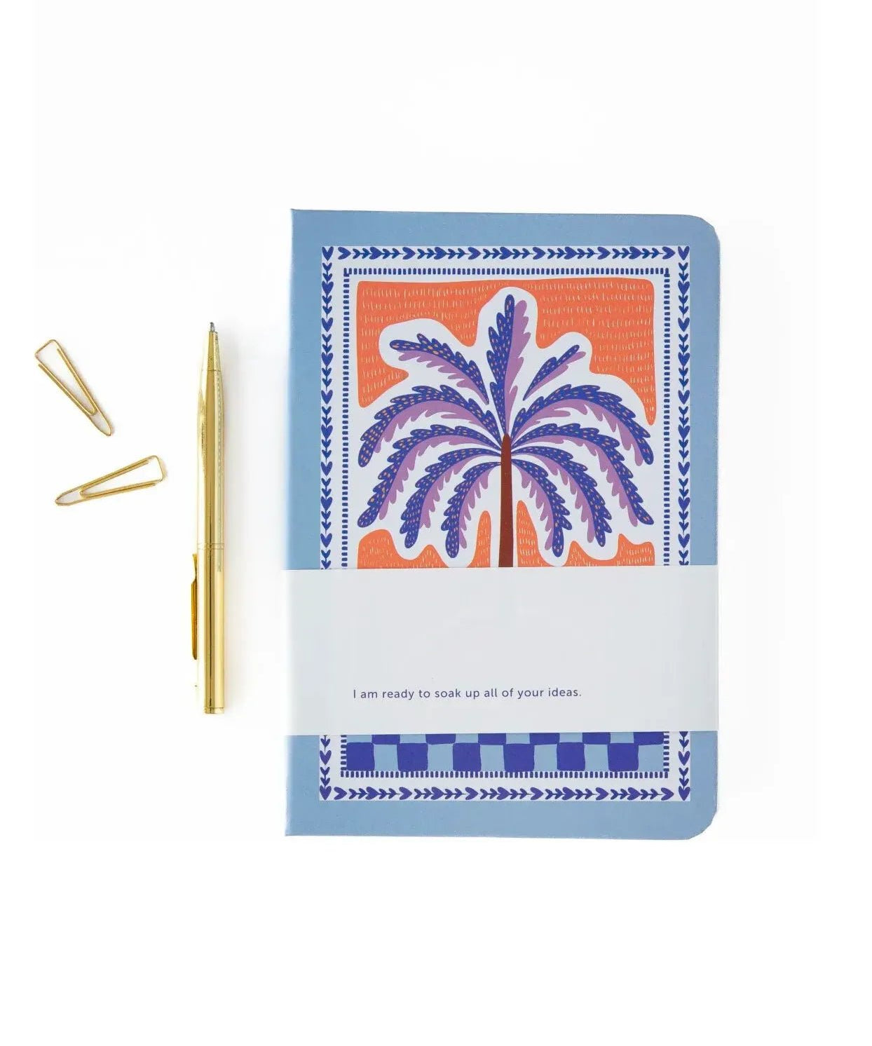 A - Journal - NOTES Kleines Notizbuch (A6) • Palmtree - Notizbuch - ROSA ECK Concept Store