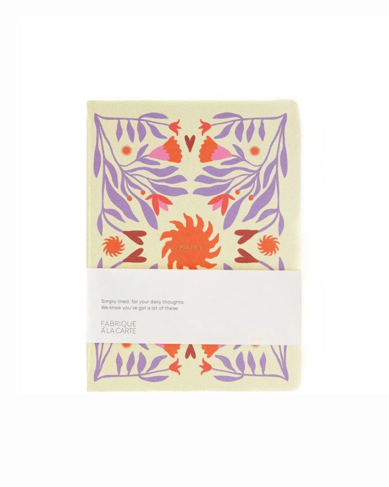 A - Journal - NOTES Kleines Notizbuch • Sun Beige Lavender - Notizbuch - ROSA ECK Concept Store