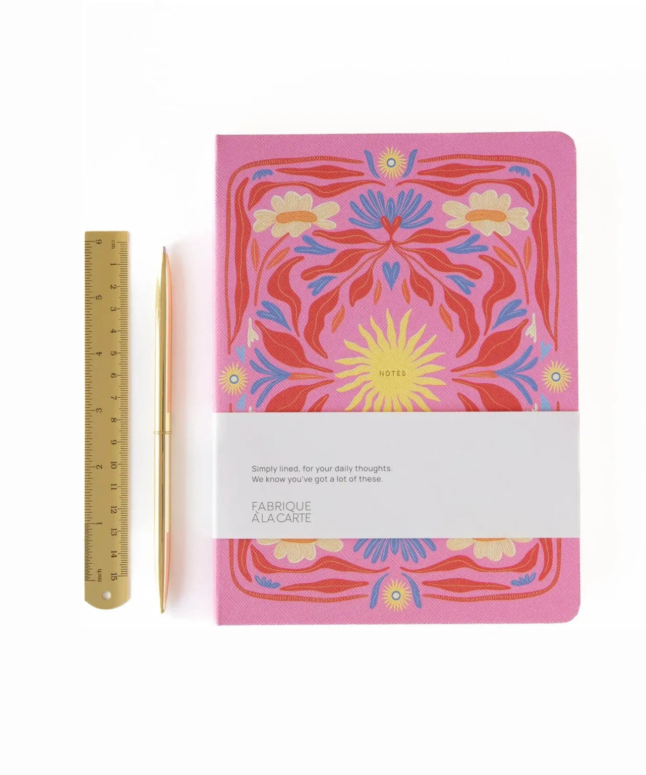 A - Journal - NOTES Kleines Notizbuch • Sun Pink - Notizbuch - ROSA ECK Concept Store