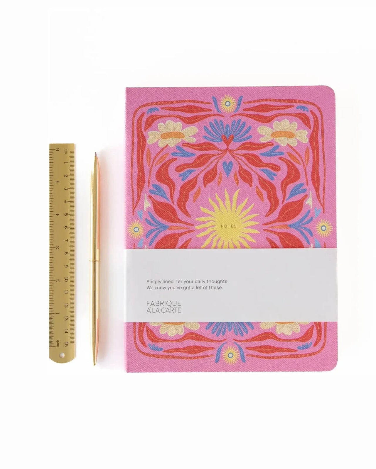 A - Journal - NOTES Kleines Notizbuch • Sun Pink - Notizbuch - ROSA ECK Concept Store