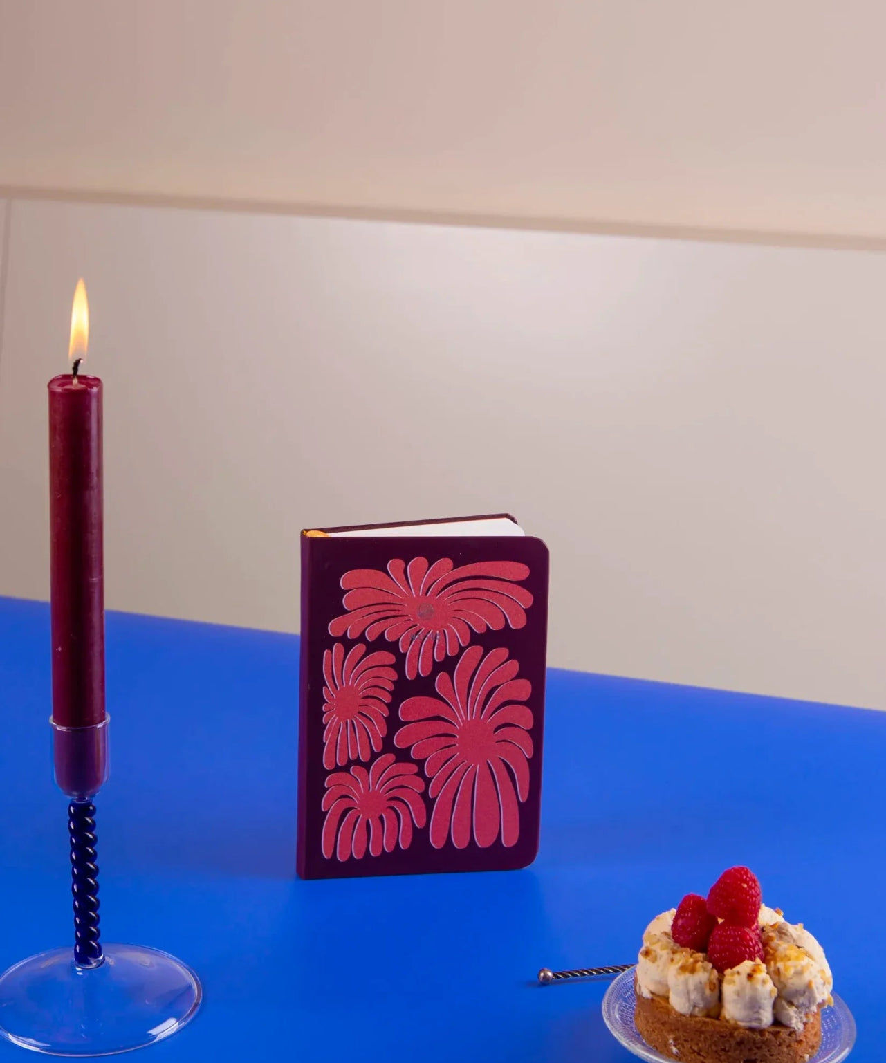 A - Journal - NOTES Kleines Taschennotizbuch (A6) • Coral Flowers - Notizbuch - ROSA ECK