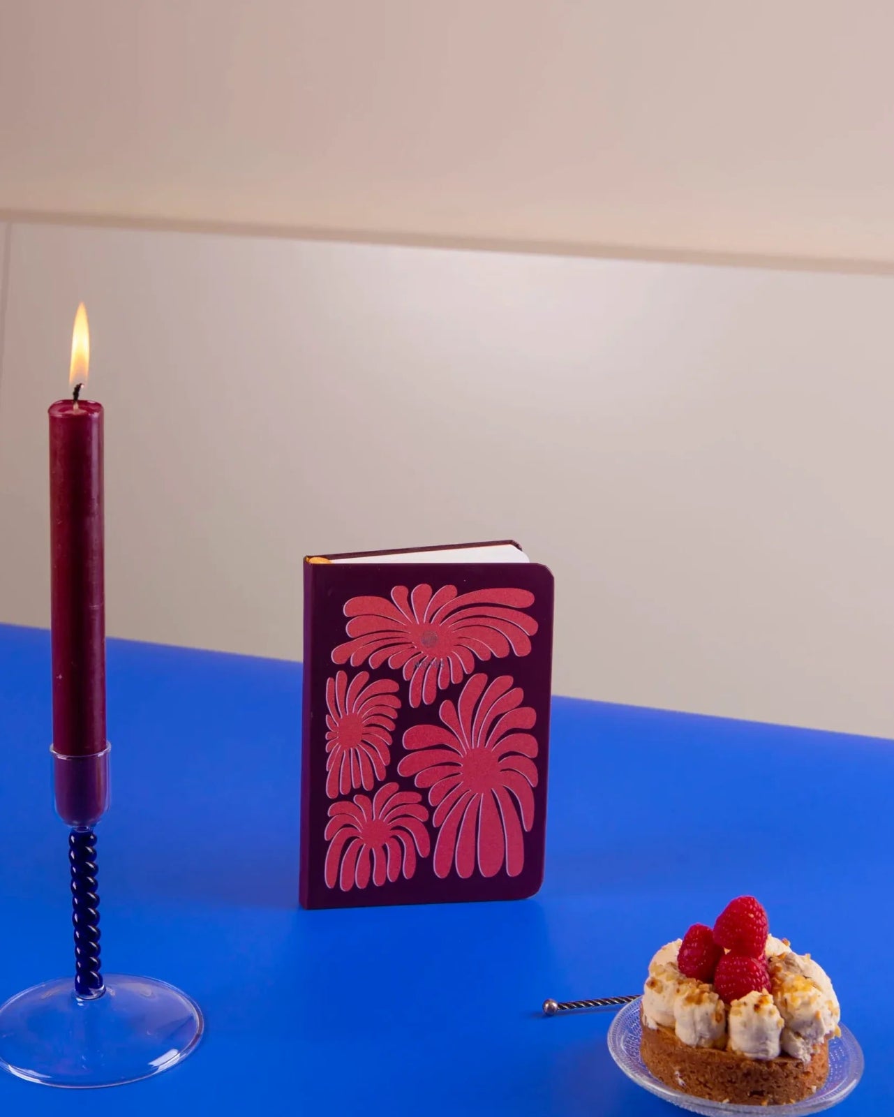 A - Journal - NOTES Kleines Taschennotizbuch (A6) • Coral Flowers - Notizbuch - ROSA ECK