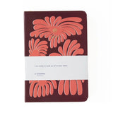 A - Journal - NOTES Kleines Taschennotizbuch (A6) • Coral Flowers - Notizbuch - ROSA ECK
