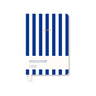 A - Journal - NOTES Mini - Notizbuch (A7) • Striped Blue - Notizbuch - ROSA ECK