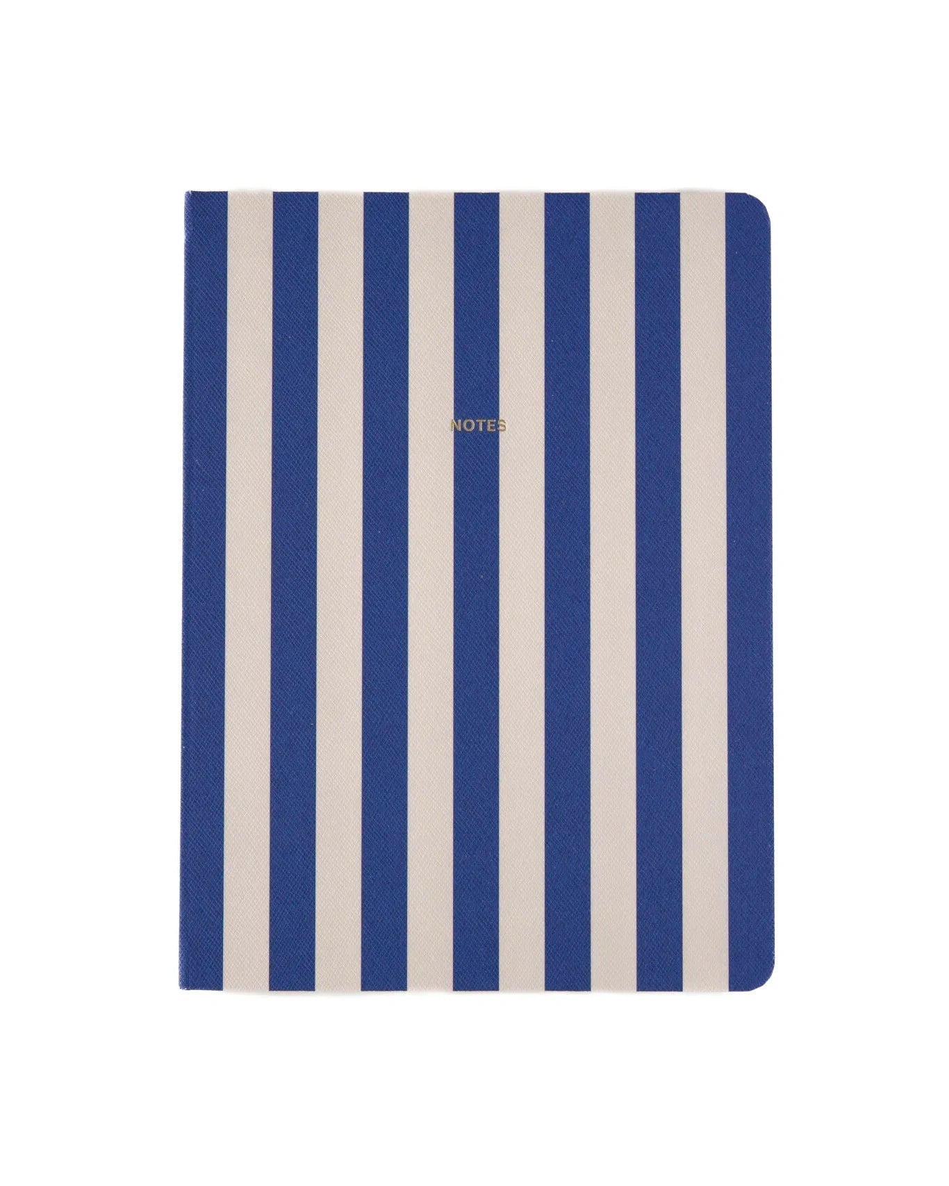 A - Journal - NOTES Notizbuch (A5) • Stripes Dark Blue - ROSA ECK