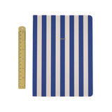 A - Journal - NOTES Notizbuch (A5) • Stripes Dark Blue - ROSA ECK