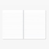 A - Journal - NOTES Notizbuch (A5) • Stripes Lavender - ROSA ECK