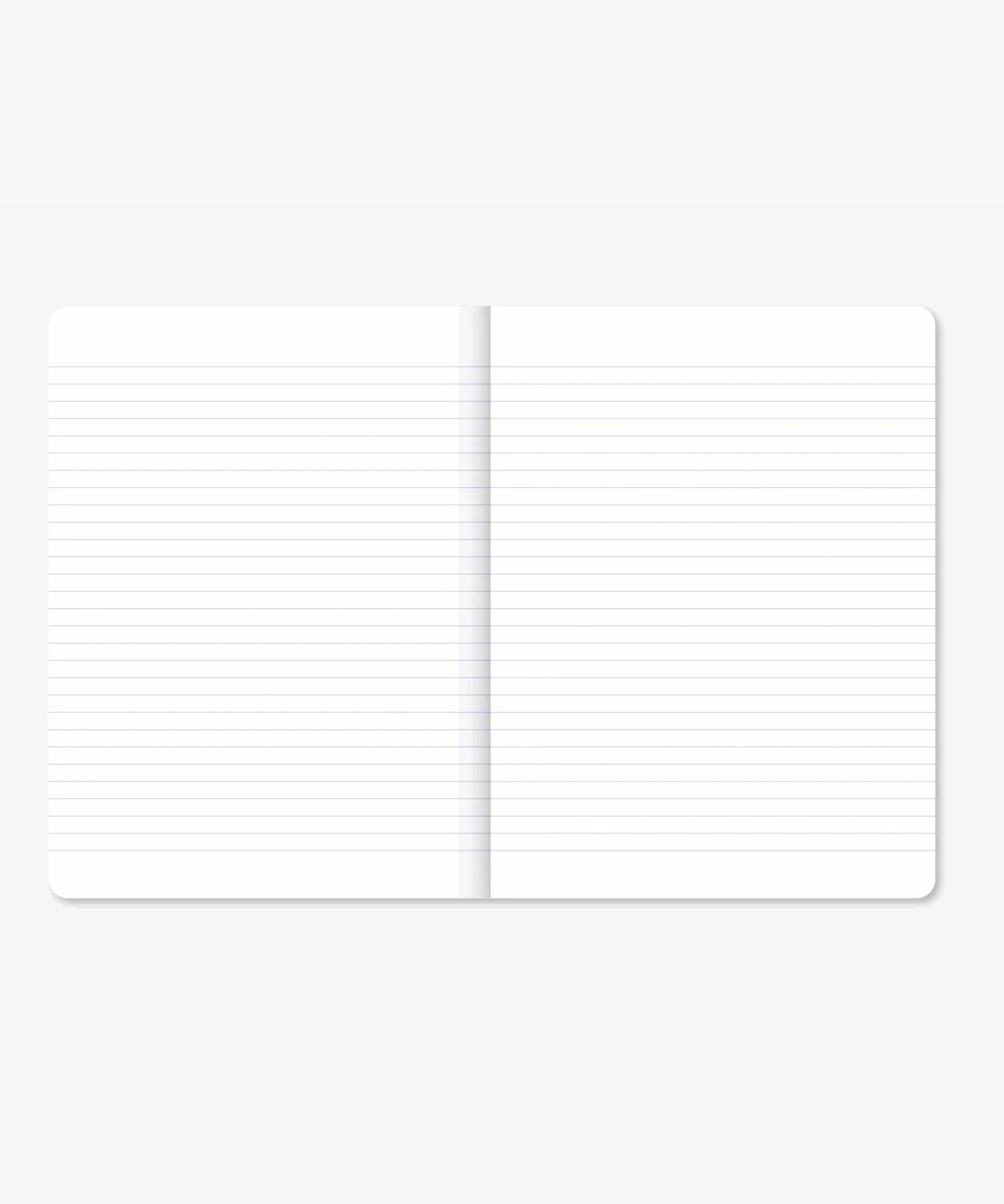 A - Journal - NOTES Notizbuch (A5) • Stripes Lavender - ROSA ECK