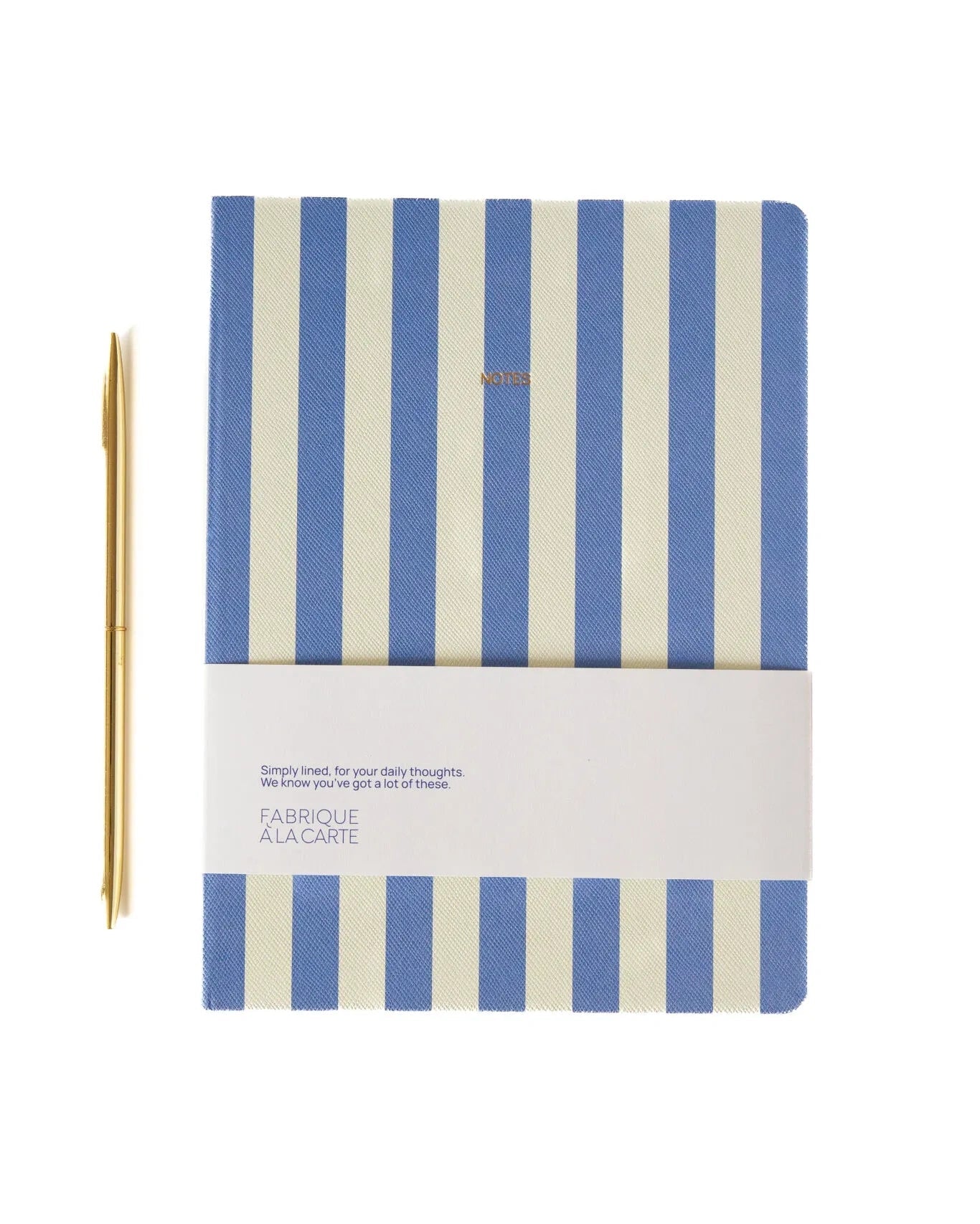 A - Journal - NOTES Notizbuch (A5) • Stripes Lavender - ROSA ECK