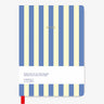 A - Journal - NOTES Notizbuch (A5) • Stripes Lavender - ROSA ECK