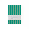 A - Journal - NOTES Taschennotizbuch (A6) • Green Stripes - Notizbuch - ROSA ECK Concept Store
