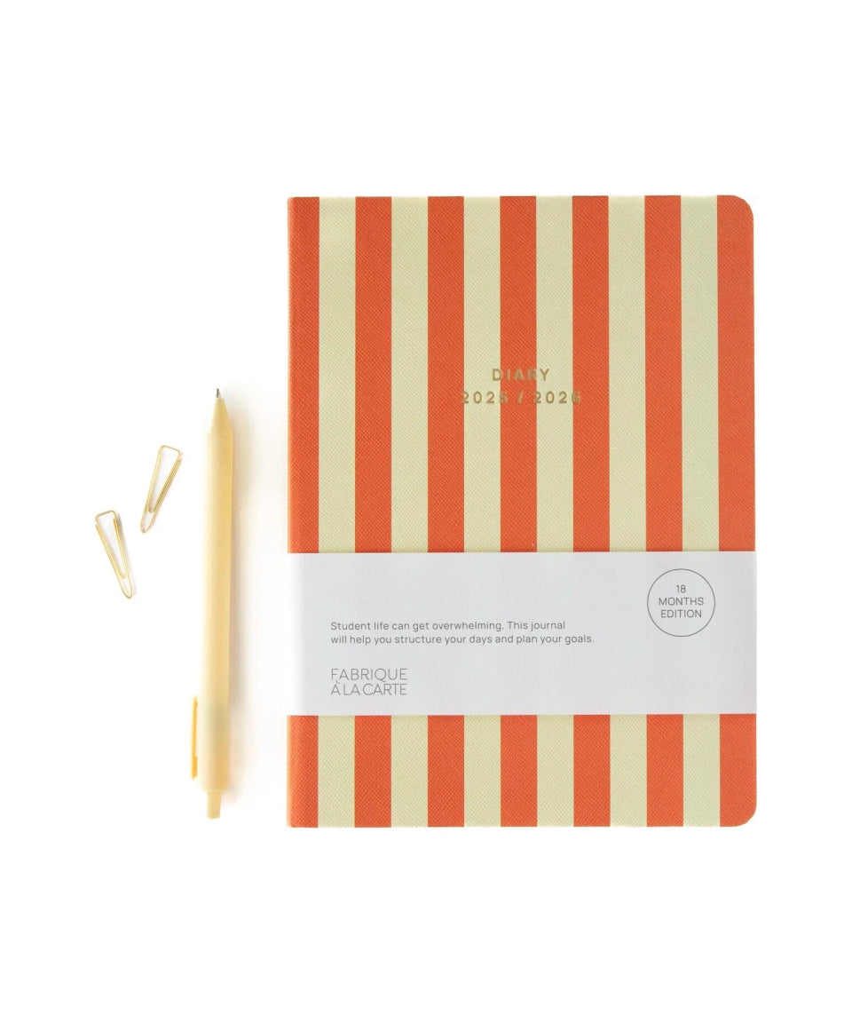 A - Journal - NOTES Taschennotizbuch (A6) • Stripes - Notizbuch - ROSA ECK Concept Store