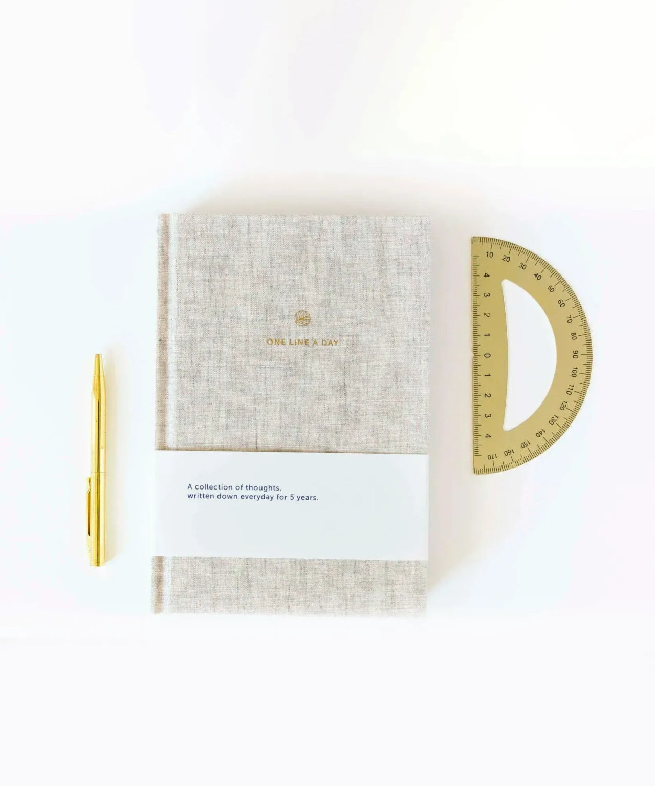 A - Journal - ONE LINE A DAY 2026 Tagebuch • Linen - Tagebuch - ROSA ECK Concept Store