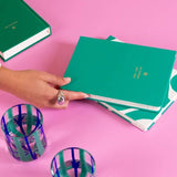 A - Journal - ONE LINE A DAY 5 - Jahres - Tagebuch • Linen Emerald - Tagebuch - ROSA ECK